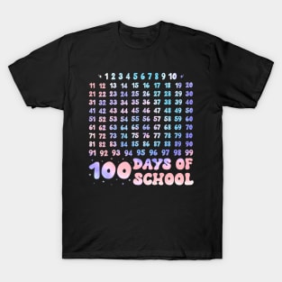 100Th Day Of School Teacher Kids 100 Days Math Numbers T-Shirt